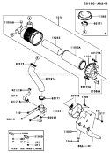 Page A Diagram and Parts List for FH721V DS21 Kawasaki Engine