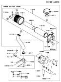 Page A Diagram and Parts List for FH721V DS24 Kawasaki Engine