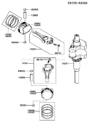 Page J Diagram and Parts List for FH721V DS24 Kawasaki Engine