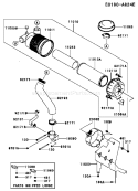 Page A Diagram and Parts List for FH721V CS30 Kawasaki Engine