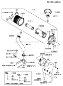 Page A Diagram and Parts List for FH680V GS24 Kawasaki Engine