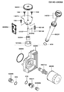 Page I Diagram and Parts List for FH721V-ES09  Kawasaki Engine