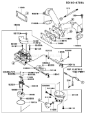 Page B Diagram and Parts List for FH721V-ES01  Kawasaki Engine