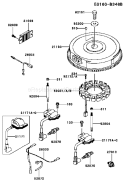 Page F Diagram and Parts List for FH721V-DS16  Kawasaki Engine