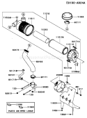 Page A Diagram and Parts List for FH721V-ES18  Kawasaki Engine