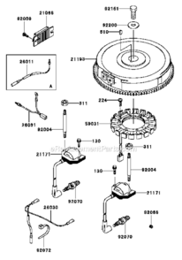 Part Location Diagram of 92192-7170 Kawasaki TUBE,6.2X13.2X160