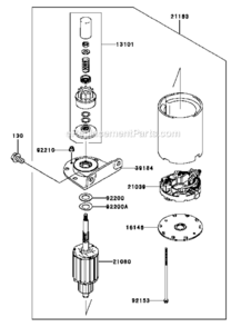 ValveCamshaft Diagram and Parts List for FH721V-ES24  Kawasaki Engine