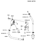 Page G Diagram and Parts List for FH721V FS27 Kawasaki Engine