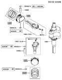 Page J Diagram and Parts List for FH680V GS24 Kawasaki Engine