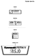 Page H Diagram and Parts List for FH721V HS21 Kawasaki Engine