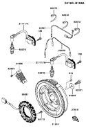 Page F Diagram and Parts List for FH770D-AS05  Kawasaki Engine