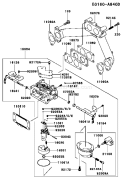 Page B Diagram and Parts List for FH770D-AS06  Kawasaki Engine