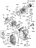 Page E Diagram and Parts List for FH770D-AS06  Kawasaki Engine