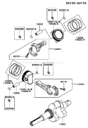 Page J Diagram and Parts List for FH770D-AS01  Kawasaki Engine