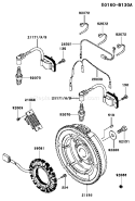 Page F Diagram and Parts List for FH770D-AS01  Kawasaki Engine