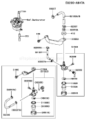 Page G Diagram and Parts List for FJ100D-AB50  Kawasaki Engine
