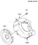 Part Location Diagram of 59066-2764 Kawasaki Housing-Fan