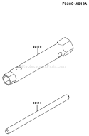 Page M Diagram and Parts List for FJ100D-AS59  Kawasaki Engine