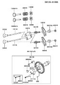 Page L Diagram and Parts List for FJ100D-AS00  Kawasaki Engine