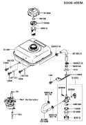 Page G Diagram and Parts List for FJ100D-BS00  Kawasaki Engine