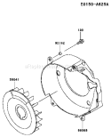Part Location Diagram of 59041-2095 Kawasaki Fan