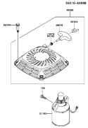 Page L Diagram and Parts List for FJ180V-AS67  Kawasaki Engine