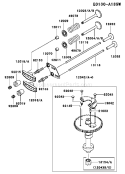 Page L Diagram and Parts List for FJ180V CS08 Kawasaki Engine