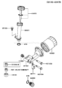 Page I Diagram and Parts List for FJ180V-AS56  Kawasaki Engine