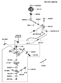 Page C Diagram and Parts List for FJ180V-BS57  Kawasaki Engine