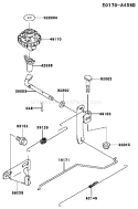 Page D Diagram and Parts List for FJ180V AS28 Kawasaki Engine