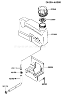 Page G Diagram and Parts List for FJ180V AS33 Kawasaki Engine