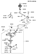 Page C Diagram and Parts List for FJ180V AS40 Kawasaki Engine