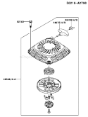 Page L Diagram and Parts List for FJ180V BS18 Kawasaki Engine