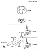 Page G Diagram and Parts List for FJ180V CS08 Kawasaki Engine