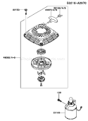 Page L Diagram and Parts List for FJ180V AS20 Kawasaki Engine