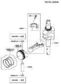 Page J Diagram and Parts List for FJ180V BS26 Kawasaki Engine
