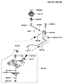Page D Diagram and Parts List for FJ180V BS39 Kawasaki Engine