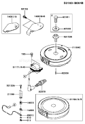 Page G Diagram and Parts List for FJ180V-AS50  Kawasaki Engine