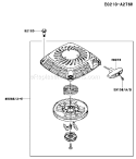 Page J Diagram and Parts List for FJ180V AS09 Kawasaki Engine