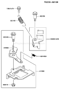 Page B Diagram and Parts List for FJ180V AS10 Kawasaki Engine