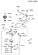 Page D Diagram and Parts List for FJ180V AS10 Kawasaki Engine
