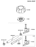 Page H Diagram and Parts List for FJ180V CS17 Kawasaki Engine