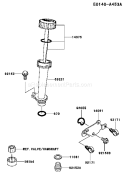 Page J Diagram and Parts List for FJ180V CS18 Kawasaki Engine