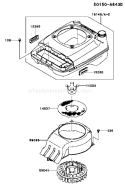 Page E Diagram and Parts List for FJ180V CS17 Kawasaki Engine