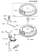 Part Location Diagram of 21171-2268 Kawasaki Coil-assy-ignition