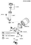 Page J Diagram and Parts List for FJ180V ES13 Kawasaki Engine