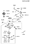 Page D Diagram and Parts List for FJ180V ES13 Kawasaki Engine