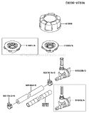 Page H Diagram and Parts List for FJ180V ES13 Kawasaki Engine
