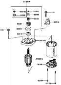 Part Location Diagram of 21163-0714 Kawasaki Starter-Electric