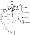 Fuel-TankFuel-Valve Diagram and Parts List for FR651V-AS06  Kawasaki Engine